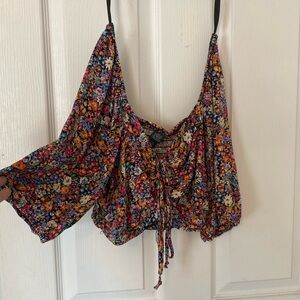 Off the shoulder crop top